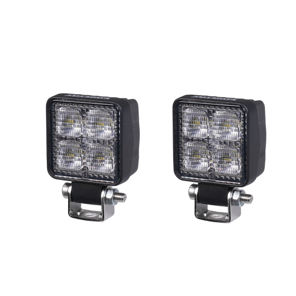 Arbetsbelysning PURELUX Terrain Black Mini - 5 cm / 12W / Bred, 2 st