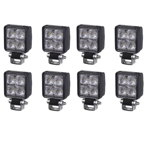 Worklight Purelux Terrain Black Mini - 5 cm / 12W / Wide, 8 pcs afbeelding 1