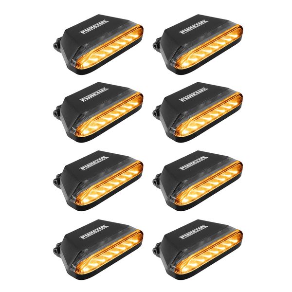 Varningsljus PURELUX Radar R65 - 12/24V / 32W / 86 mm, 8 st