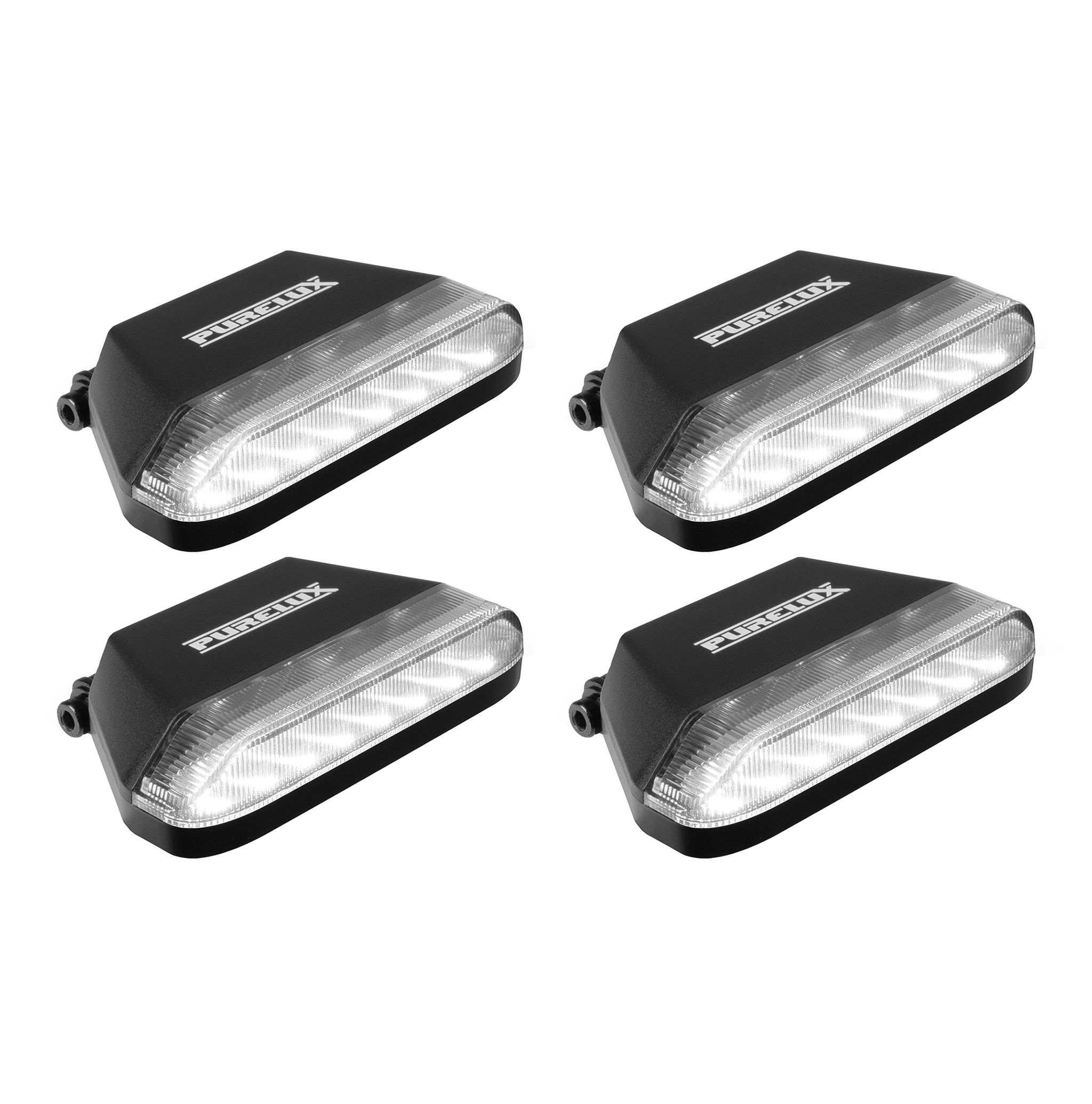 Peruutusvalo Purelux Radar - 9 cm / 32W / Leveä, 4 kpl