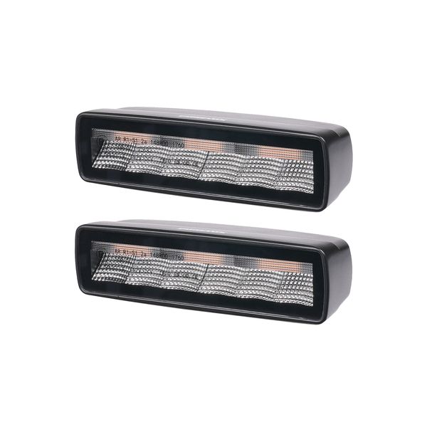Arbetsbelysning PURELUX Road Black MF160 - 16 cm / 12W / Flood, 2 st