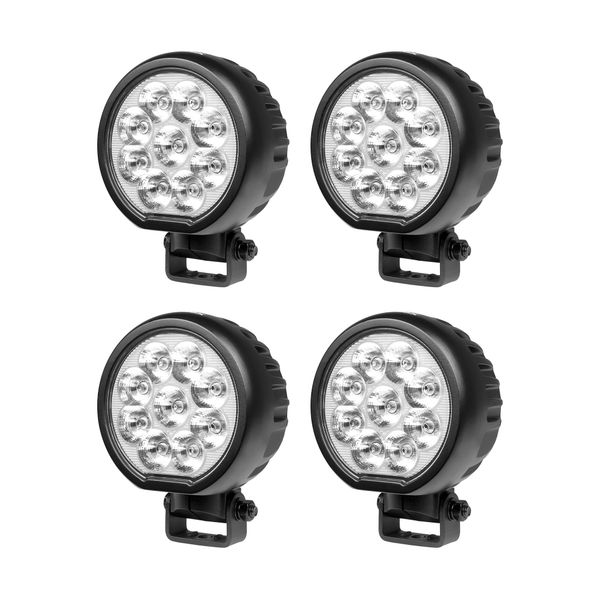 Work light Purelux Rotatable 90 - 13 cm / 90W / Spot, 4 pcs afbeelding 1