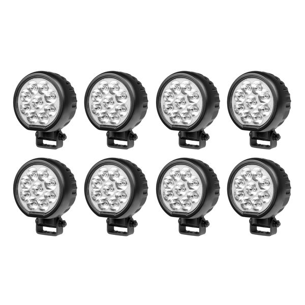 Work light Purelux Rotatable 90 - 13 cm / 90W / Spot, 8 pcs afbeelding 1