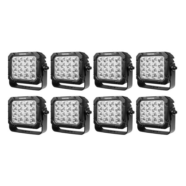 Work light Purelux Square 160 HD Gen2 - 22 cm / 160W / Spot, 8 pcs afbeelding
