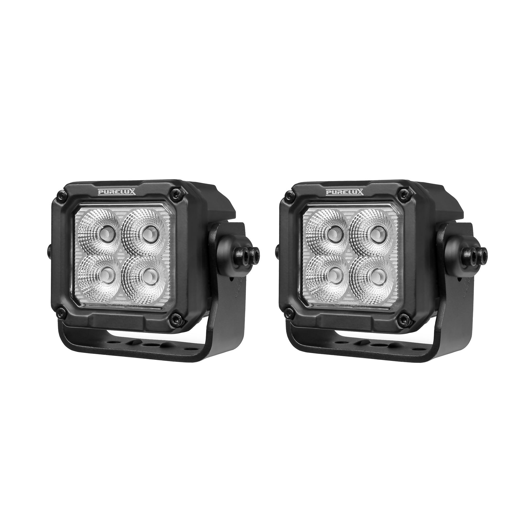 Work light Purelux Square 40 HD ADR - 12 cm / 40W / Flood, 2 pcs afbeelding
