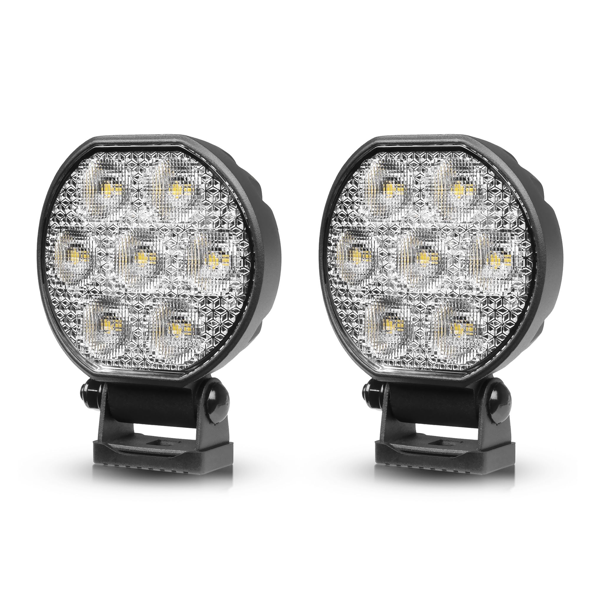 Work light Purelux Standard Round 36 - 10 cm / 36W / Wide, 2 pcs afbeelding