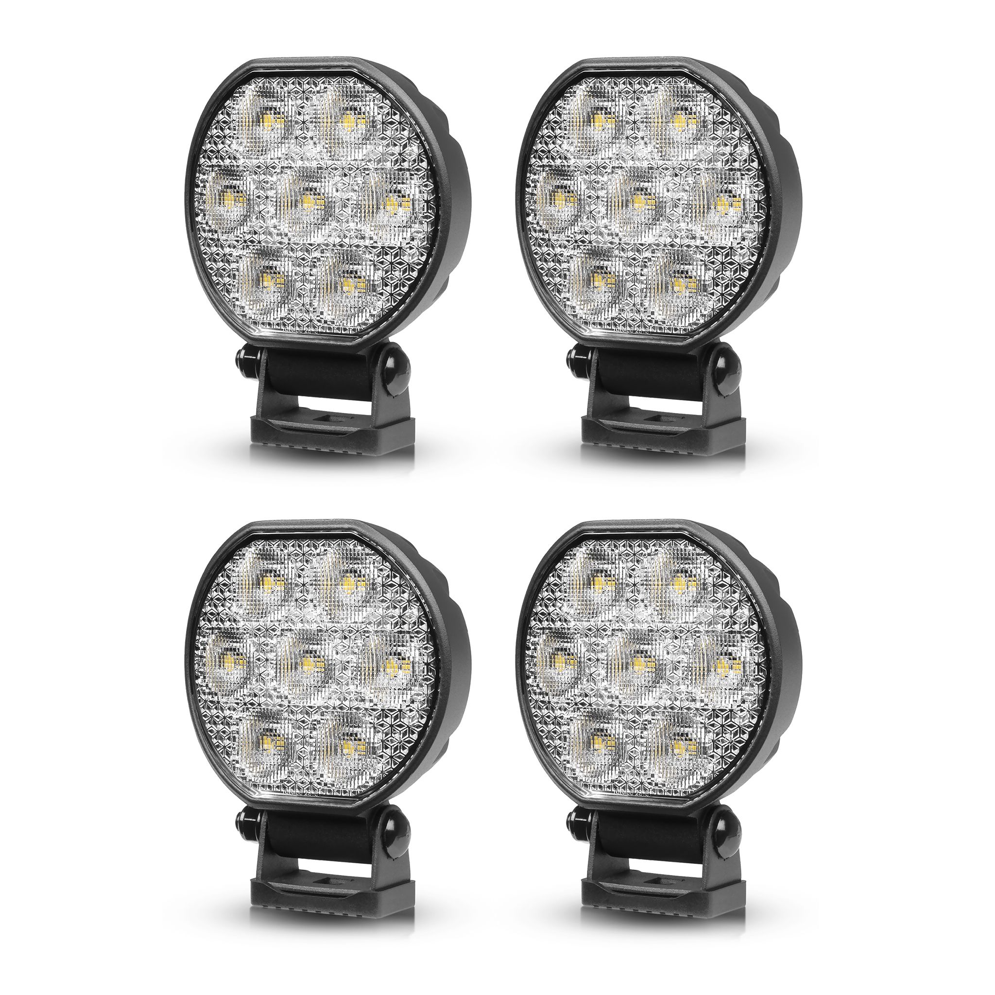 Work light Purelux Standard Round 36 - 10 cm / 36W / Wide, 4 pcs afbeelding