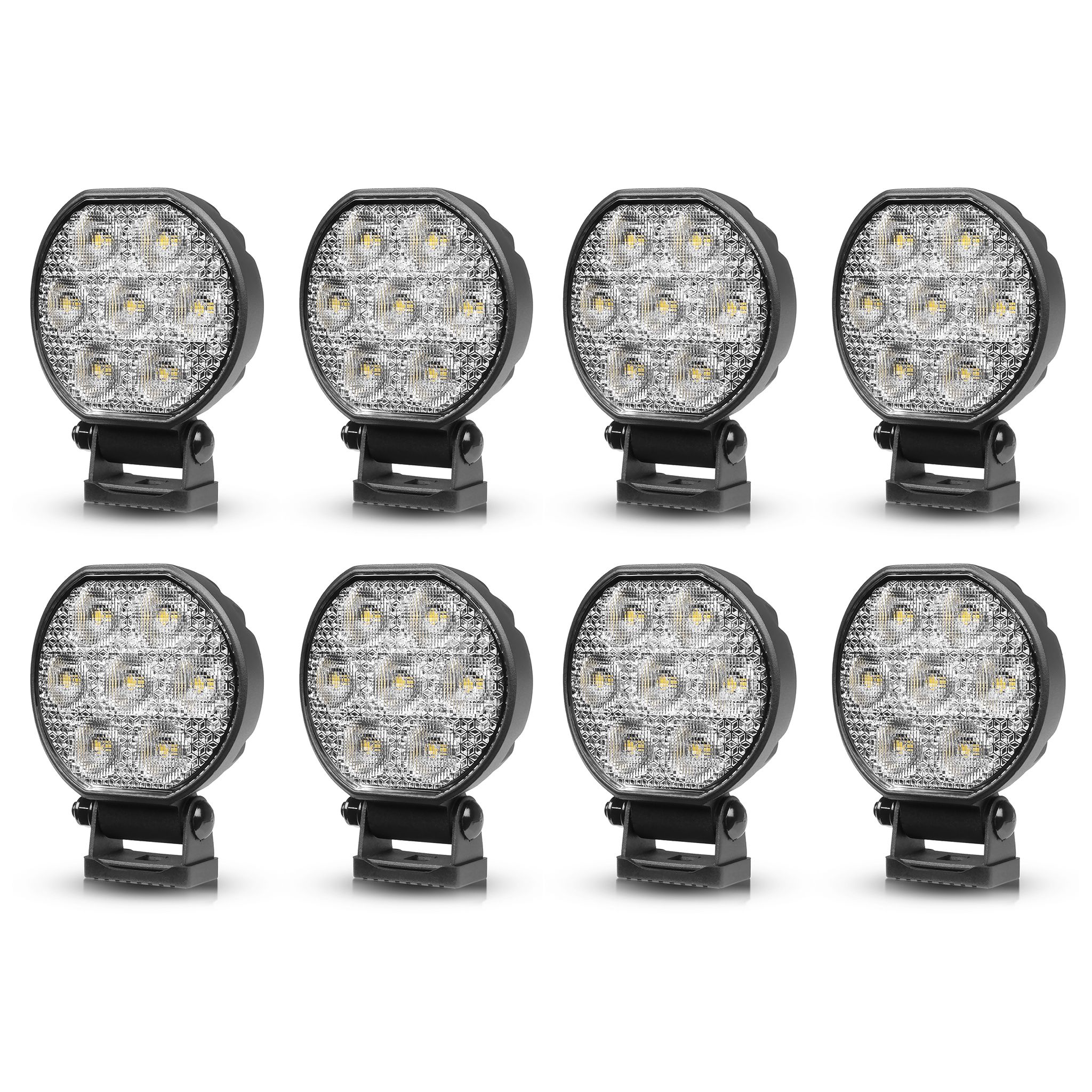 Work light Purelux Standard Round 36 - 10 cm / 36W / Wide, 8 pcs afbeelding