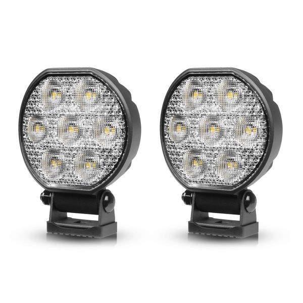 Arbetsbelysning PURELUX Standard Round 36 - 10 cm / 36W / Bred, 2 st