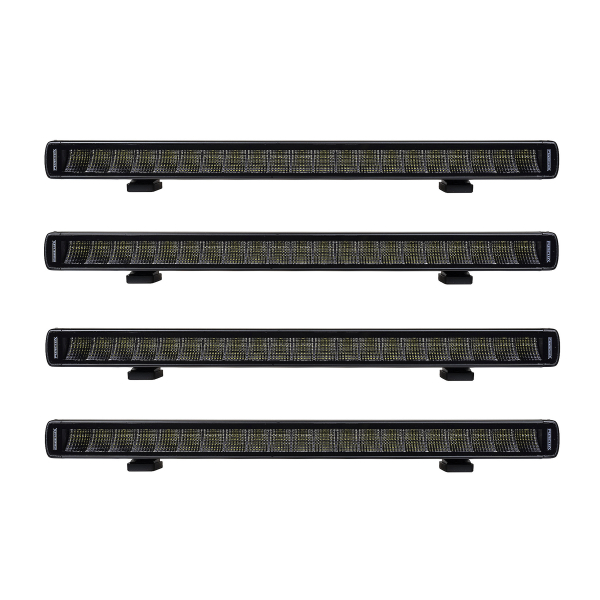Worklight bar Purelux Terrain Black 520 - Straight / 52 cm / 105 W, 4 pcs afbeelding 1