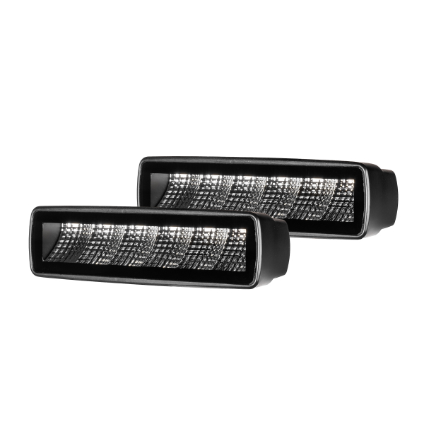 Arbetsbelysning PURELUX Terrain Black Slim Flood - 16 cm / 30W / Bred, 2 st