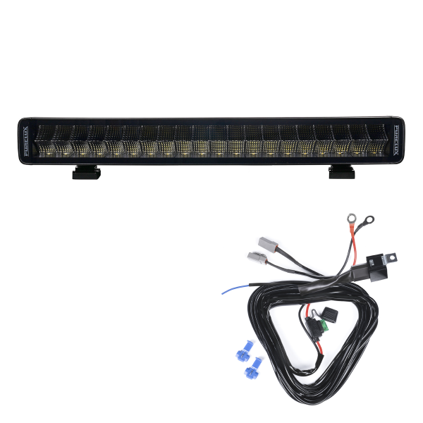 Arbetsbelysning PURELUX Terrain Curve 200W - Kurvad / 56 cm, 1 st + Reläkabelsats