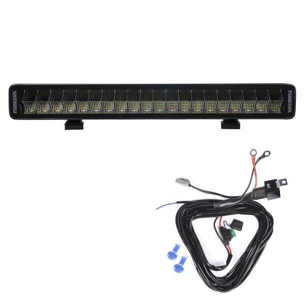 Worklight bar PURELUX Terrain Straight 200W - Straight / 56 cm, 1 pc + Relay cable set afbeelding 1