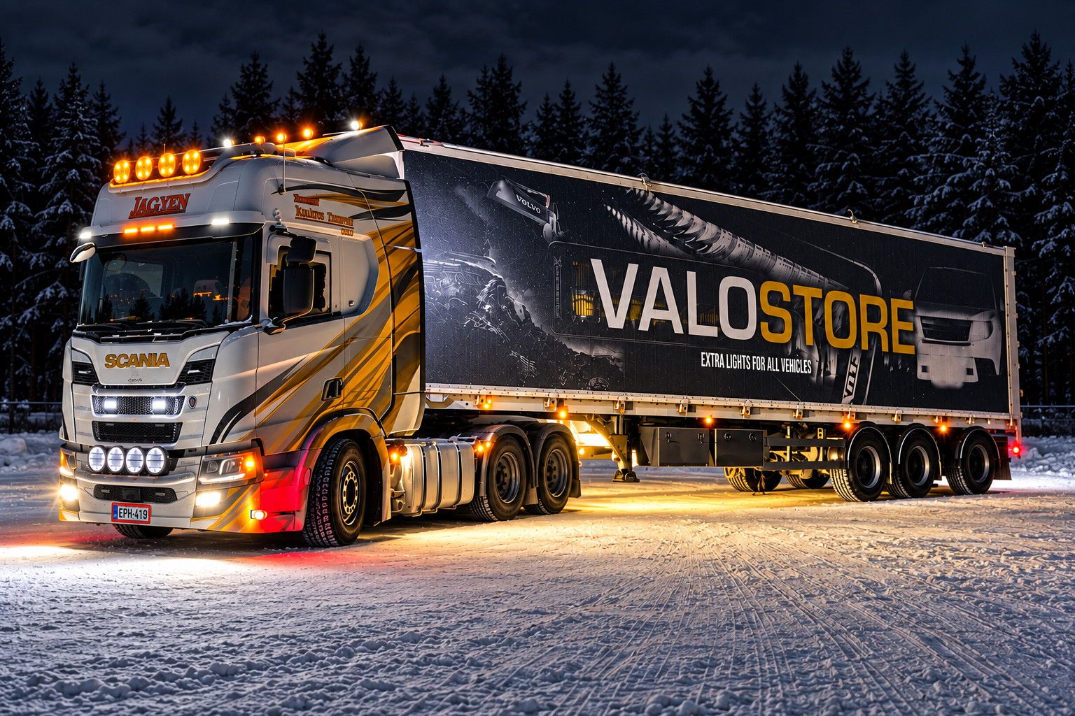 Valostores transportkj&oslash;ret&oslash;y