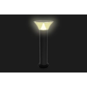 Trädgårdslampa NexSun Solar Bollard Square, 220 lm