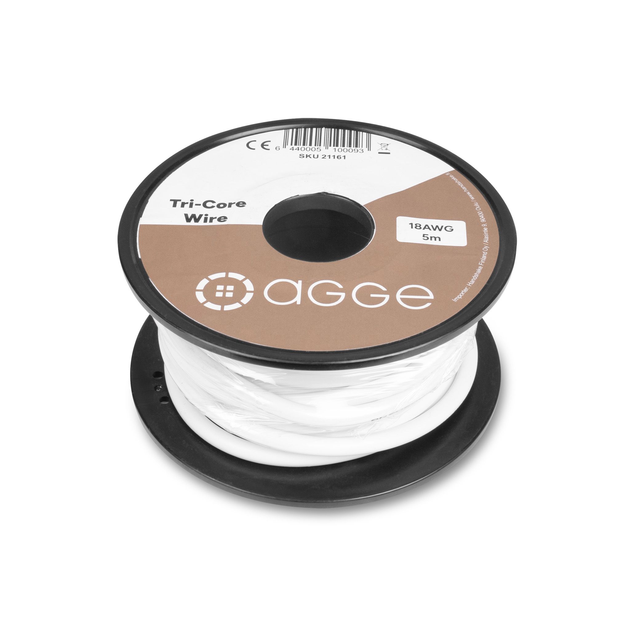 Cable AGGE Tri-Core, 18AWG, 5m afbeelding