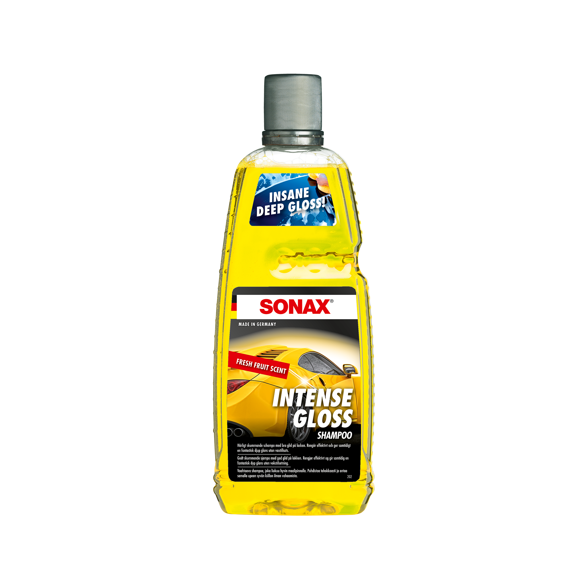 Bilshampo SONAX Intense Gloss Shampoo, 1000 ml, 1 stk
