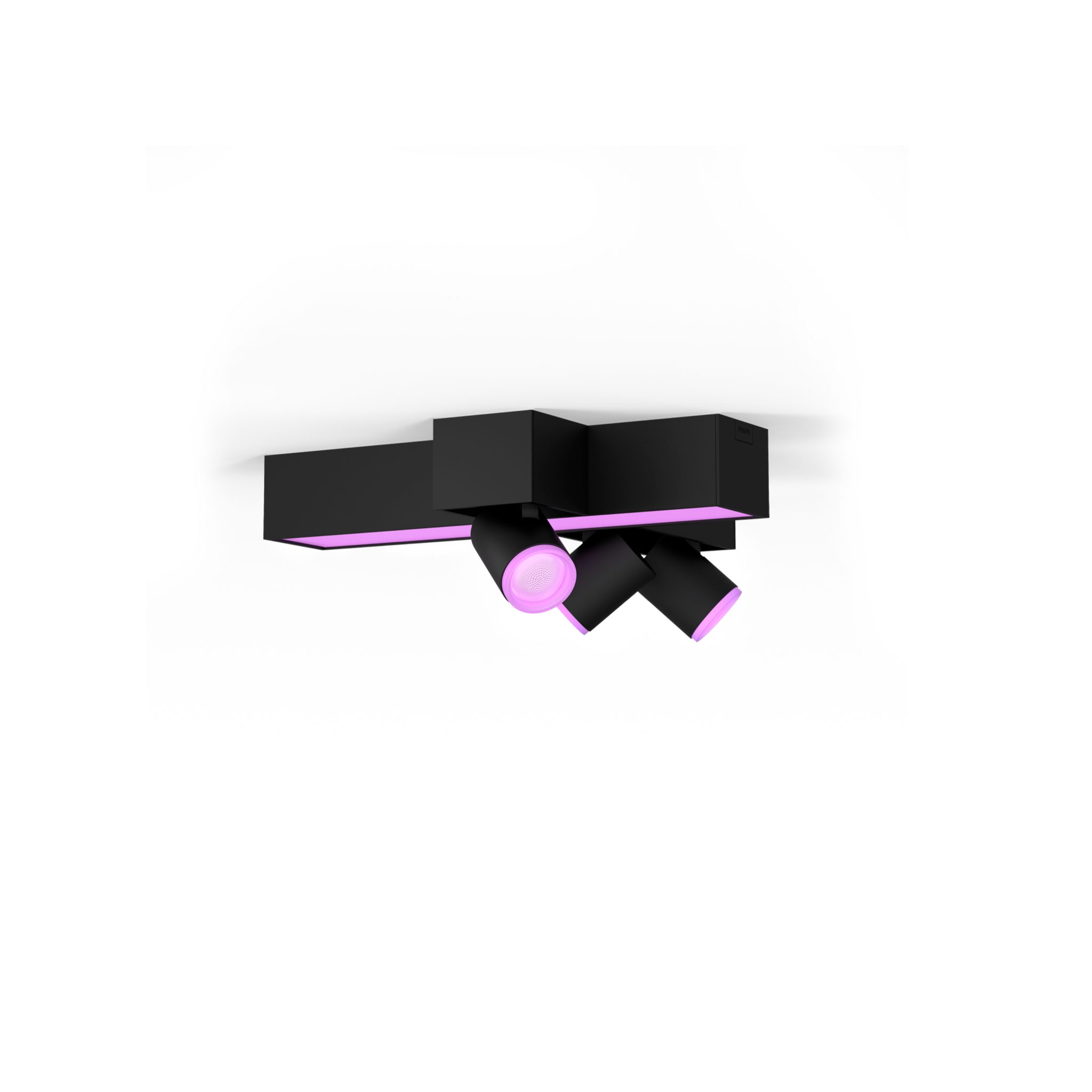 Kattovalaisin Philips Hue Centris Triple Cross WCA, GU10, Musta