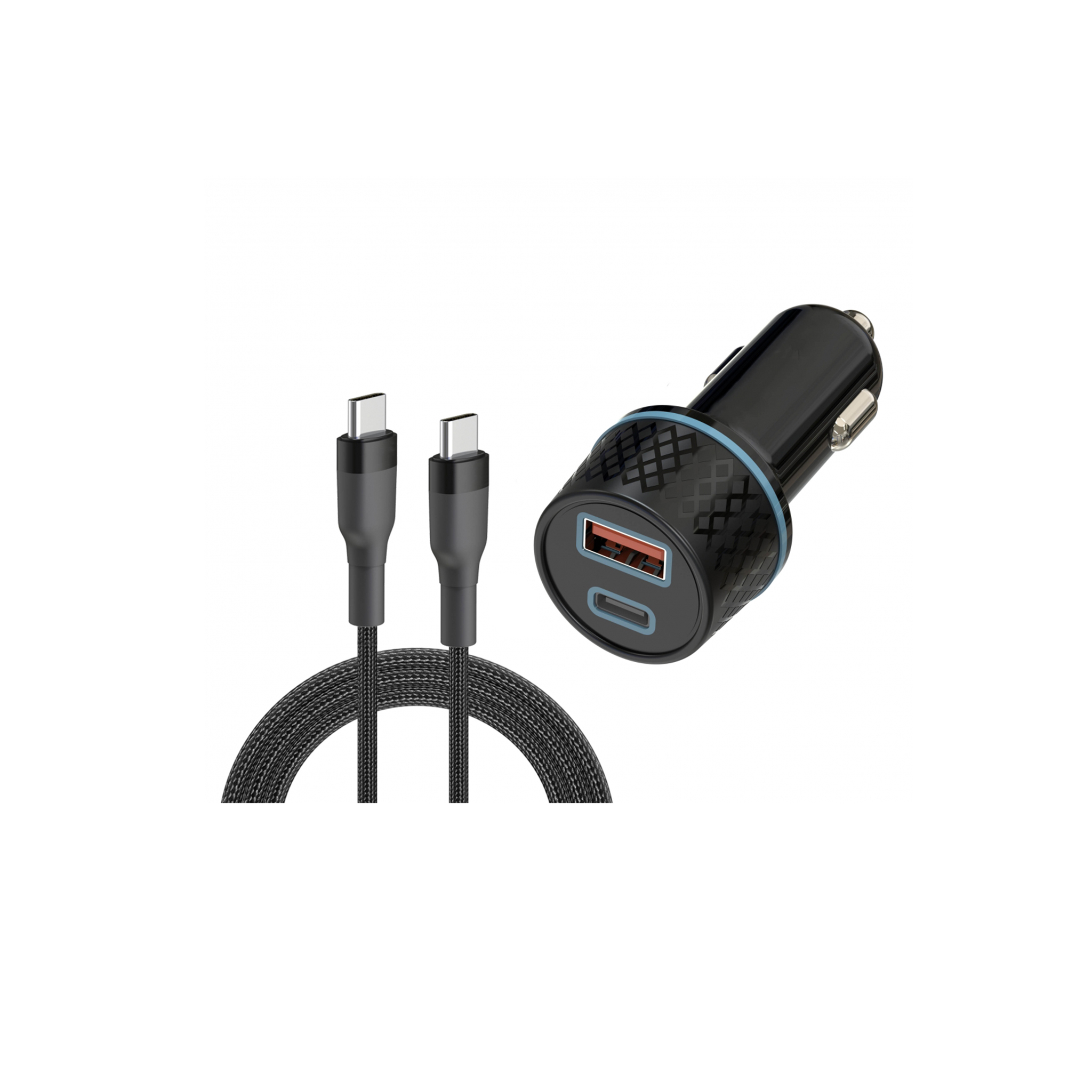 USB-Laddare Insmat Car Charger USB-C/USB-A, 25W