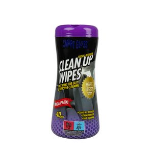 Vådservietter Universalrens Smart Gloss Fresh Clean-Up Wipes