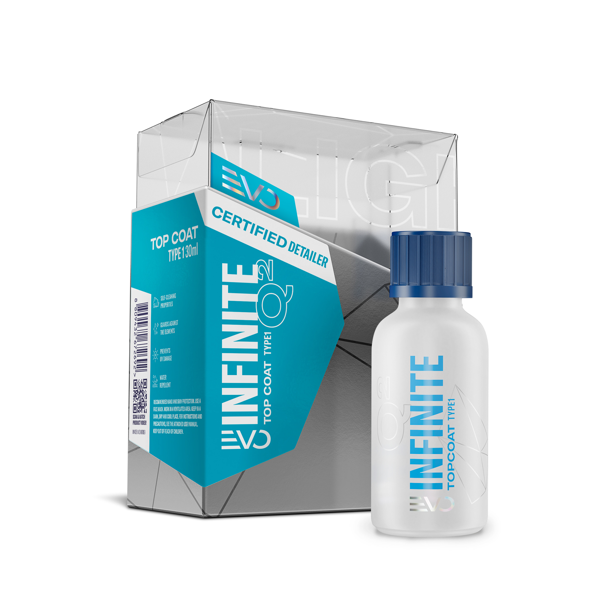 Kestopinnoite Gyeon Q² Infinite Top Coat Type 1, 30 ml (Gyeon Certified-detailereille)