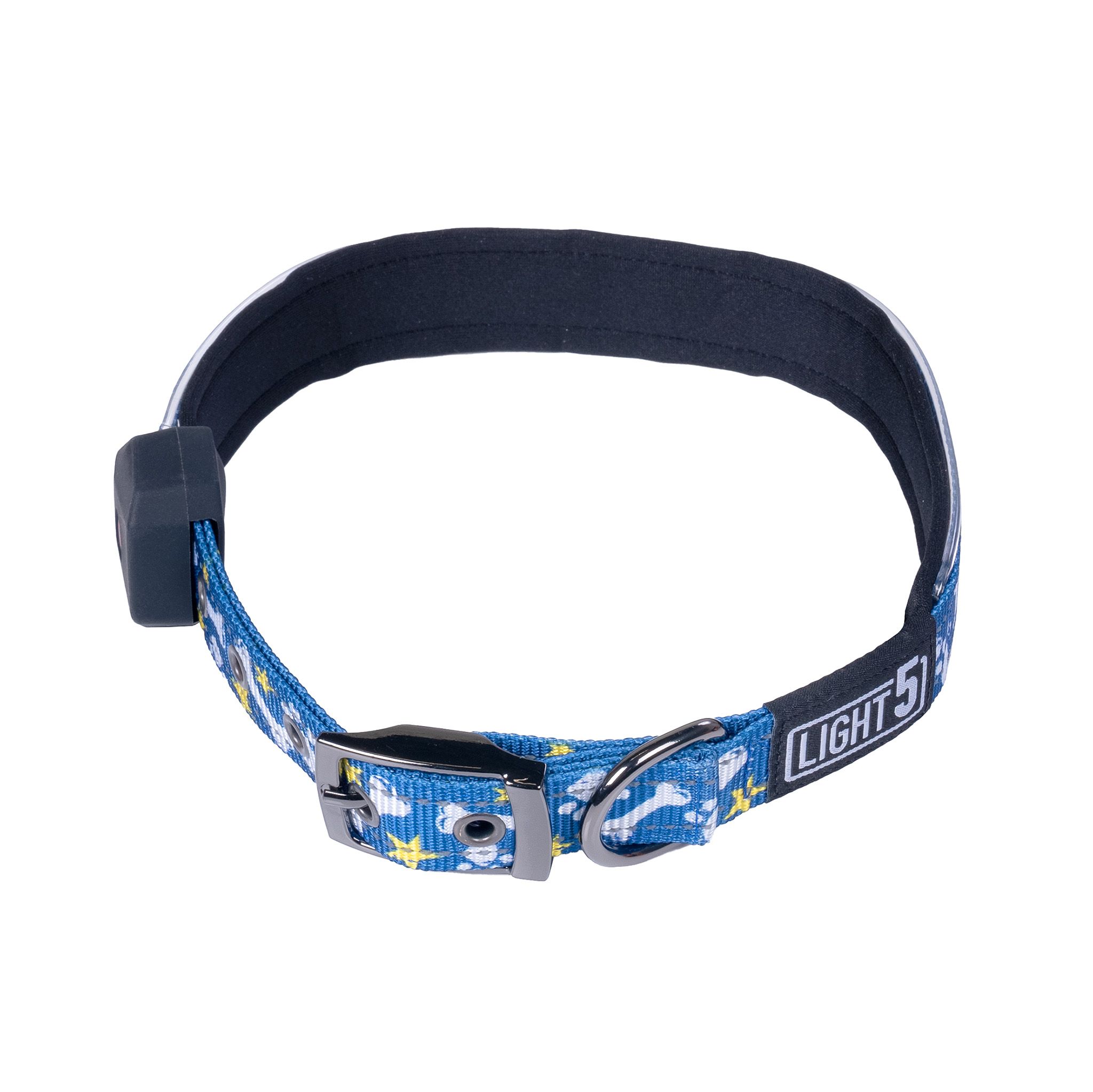 Läs mer om Hundhalsband Light5 Doggo Led Collar, Blue, S