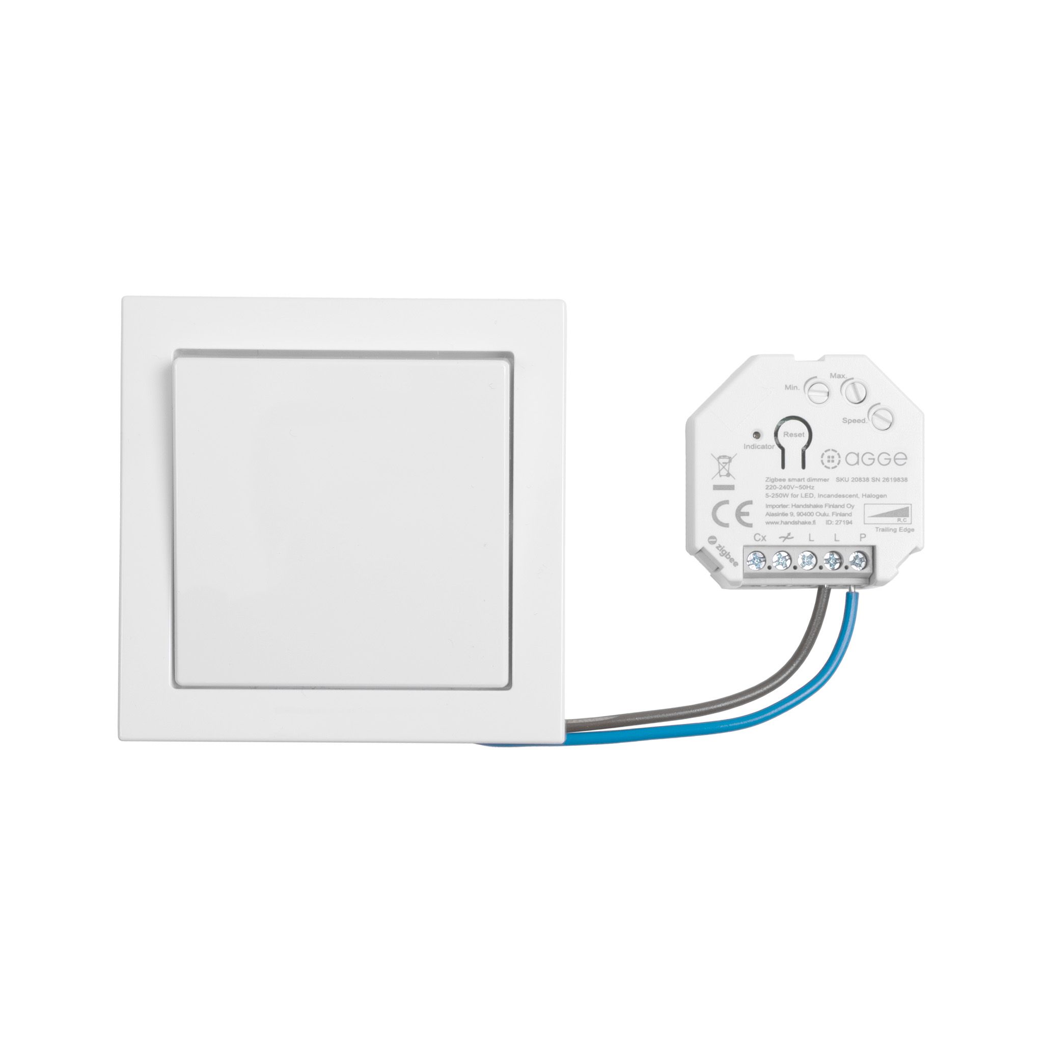Dimmer AGGE Zigbee Push Dimmer - RC / 250W afbeelding