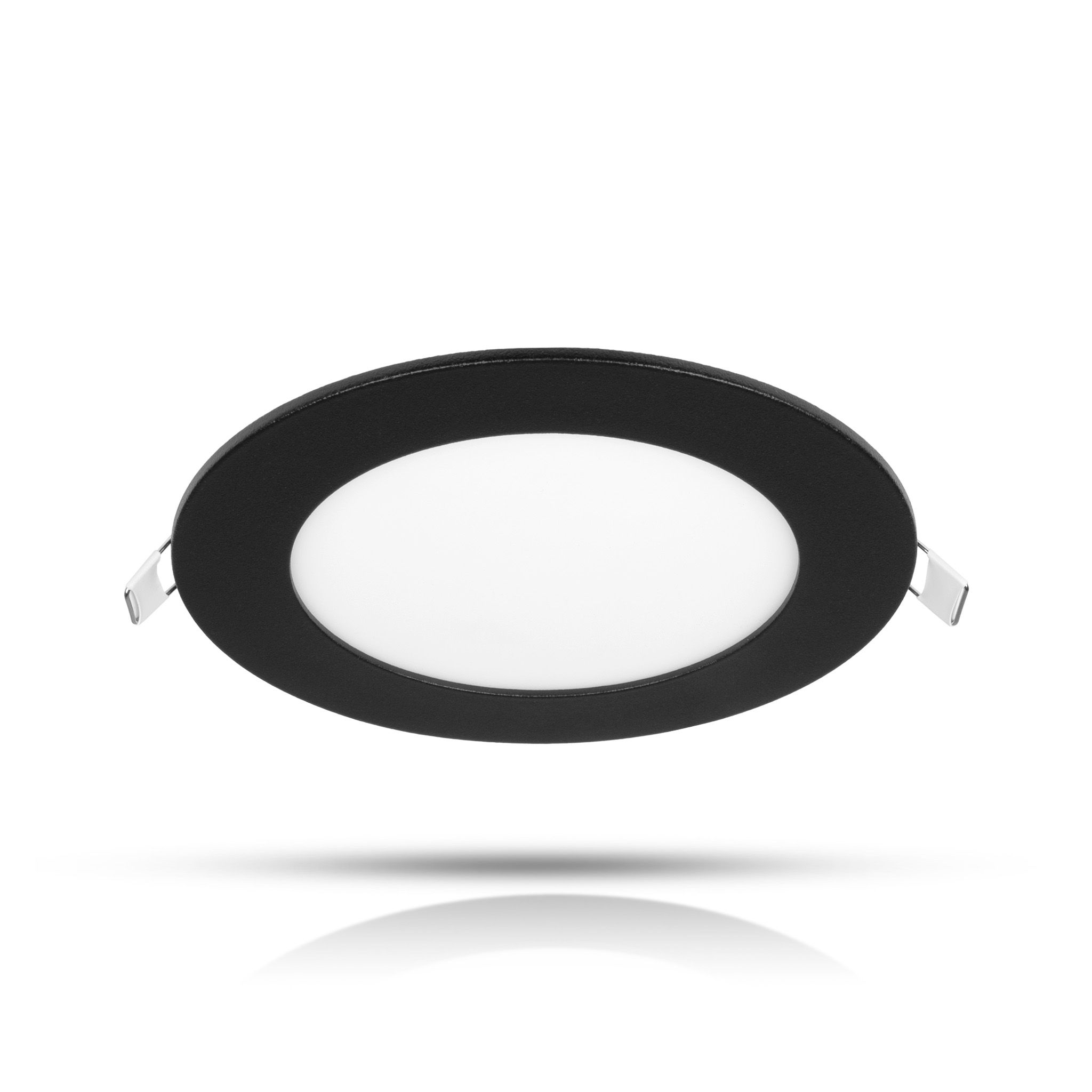 Alasvalo AGGE Round Flood Black - IP44 / CCT / Himmennettävä, 9W / 150 mm