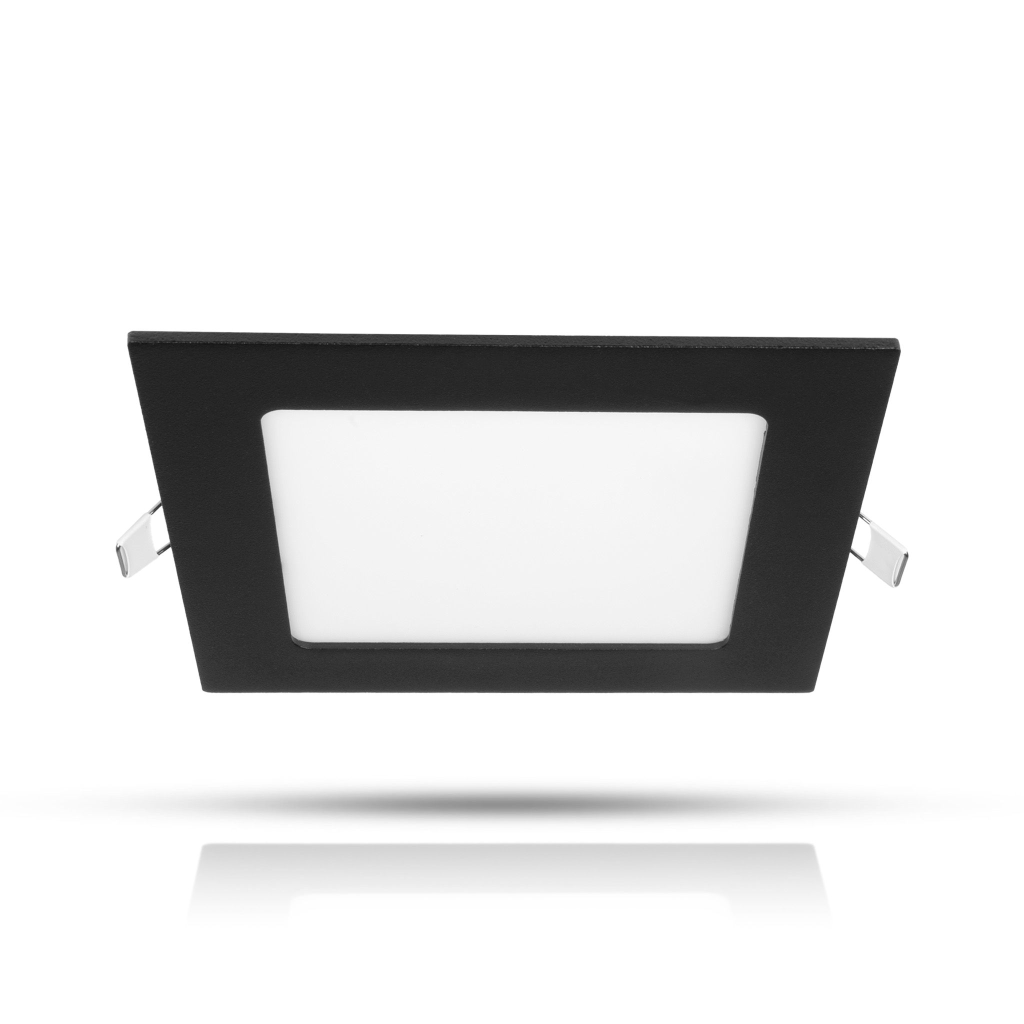 Alasvalo AGGE Square Flood Black - IP44 / CCT / Himmennettävä, 9W / 150 mm