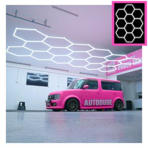 Hexagon-valo Dr Dirt Garage Sky, 10 Grid System, 290 x 410 cm