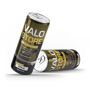 Läskedryck Valostore Supergod Cola, 250 ml