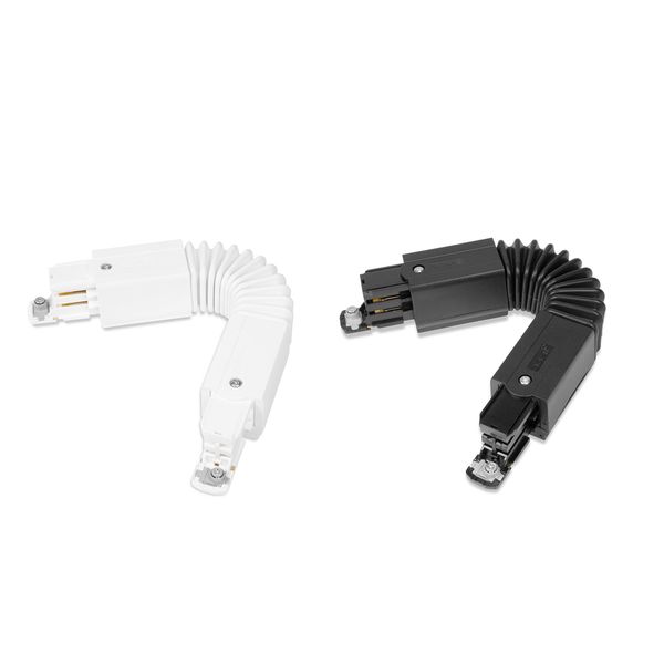 Jatkoliitin GLOBAL TRAC Pro Flexible Corner Piece, Musta