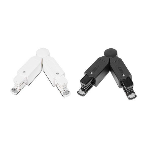 Jatkoliitin GLOBAL TRAC Pro Joint Corner Piece, Musta