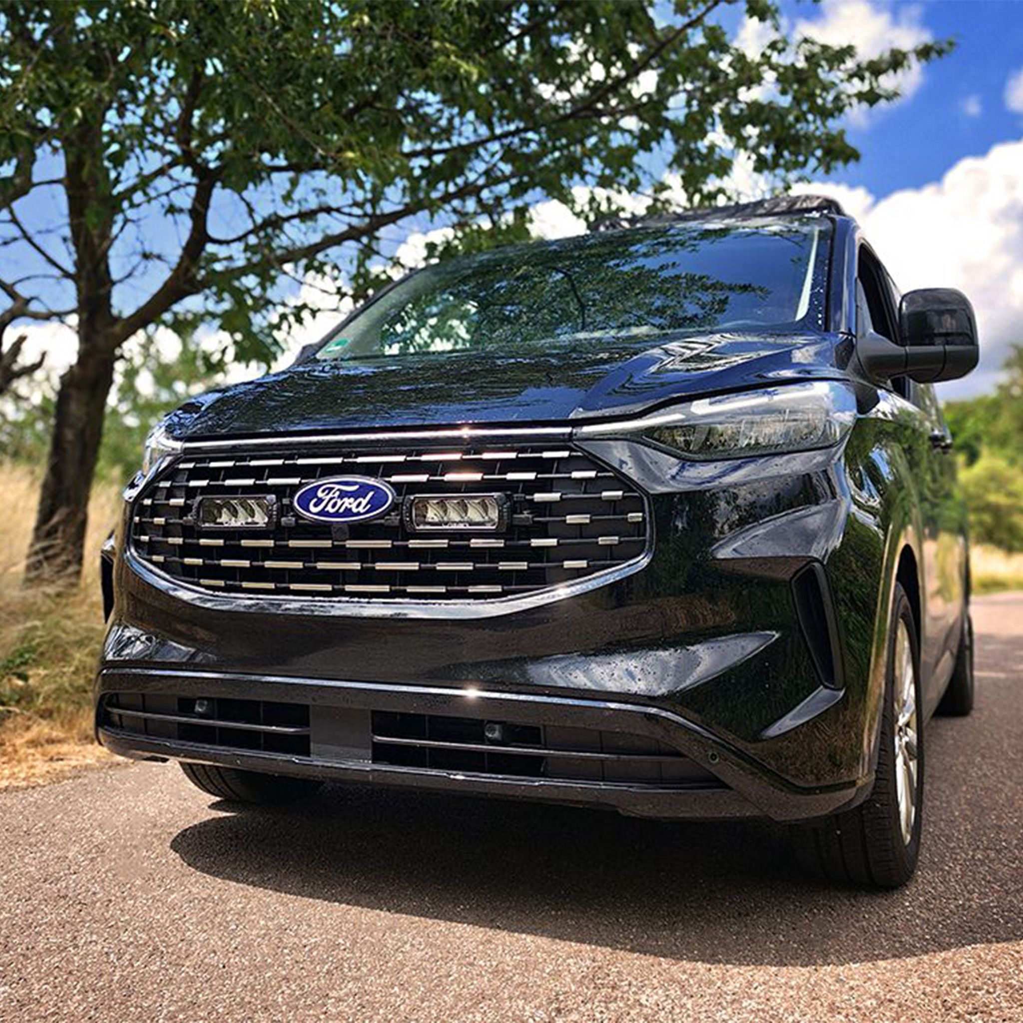 Auxiliary light kit Ford Tourneo Custom / Nugget (2024+), Lazer Triple-R 750, 2 x Triple-R 750 GEN2 (With parking light) afbeelding