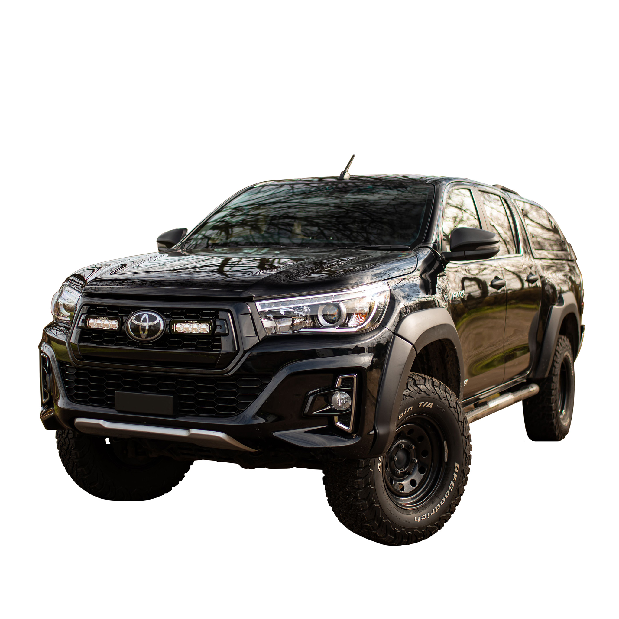 Led bar kit Toyota Hilux Invincible X (2018+), 2 x Lazer ST4 Evolution afbeelding