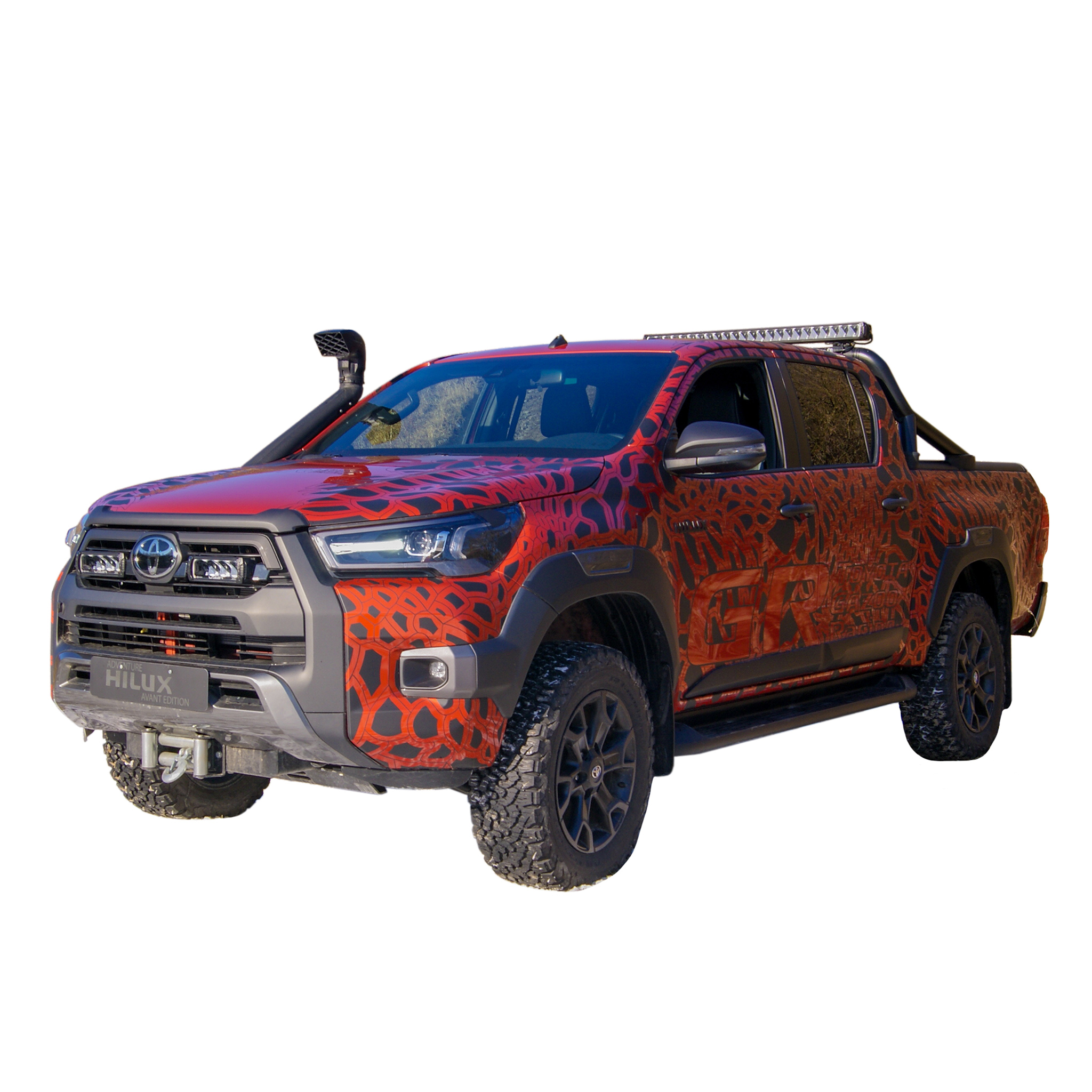 Led bar kit Toyota Hilux Invincible X (2021+), 2 x Lazer Triple-R 750 Elite afbeelding