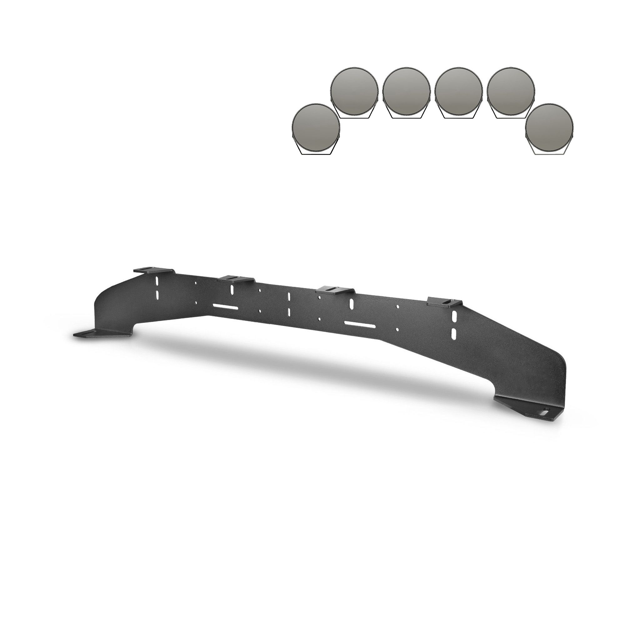 Auxiliary light holder Purelux WRC, for 6 lights (max. 230 mm) afbeelding