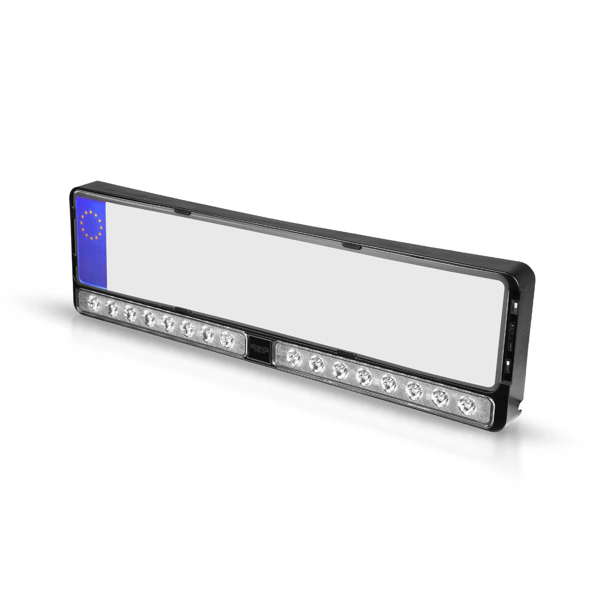 Led bar Strands Nuuk E-Line Duo - Curved / 54 cm / 95W / Ref. 2x20, For regular 520 mm EU-plate (Sweden, Norway, Germany etc.) afbeelding