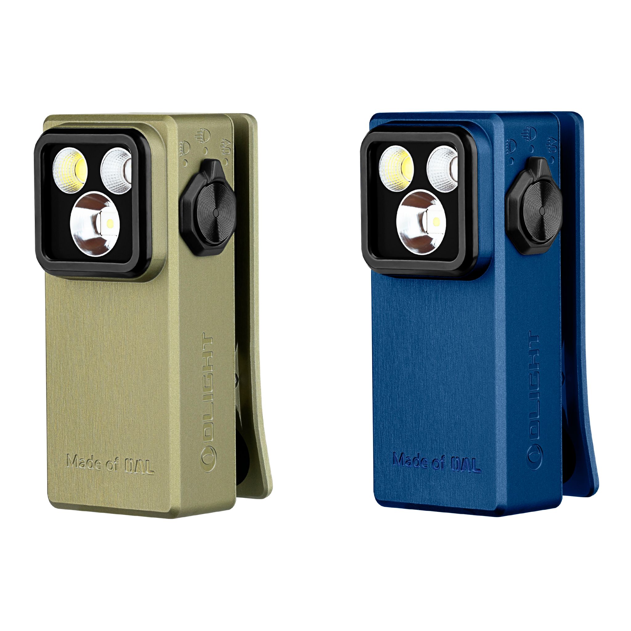 Flashlight Olight Oclip Ultra, 530 lm / 57 mm / Rechargeable, Navy blue afbeelding