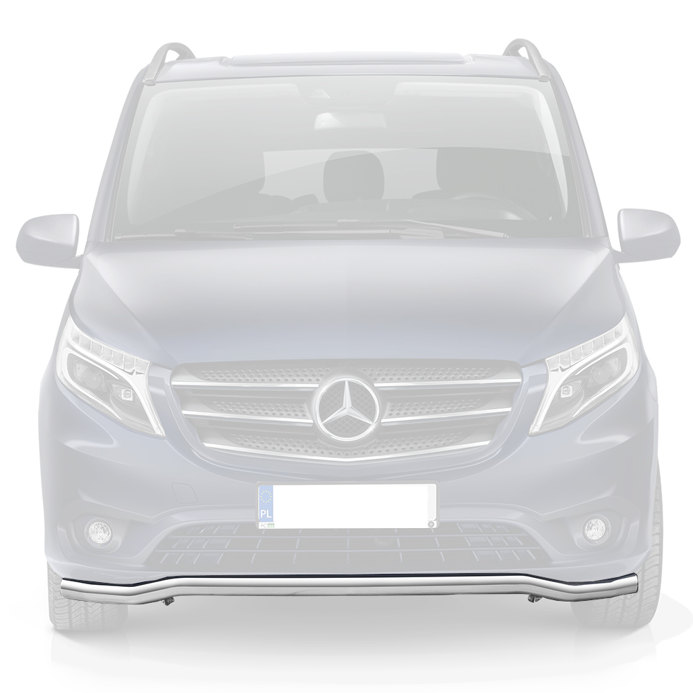 Etupuskurin Suojarauta Rst-Steel Mb Vito 2014Plus
