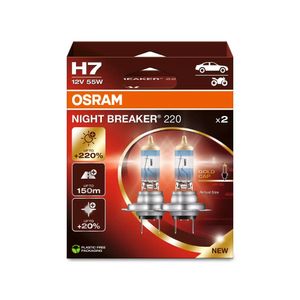Halogeenipolttimo Osram Night Breaker 220, H7, 55W