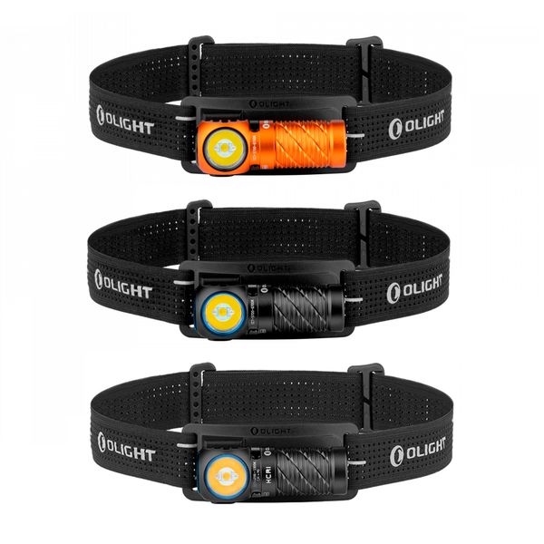 Pannlampa Olight Perun 3 Mini - 1250 lm / Laddbar, Svart