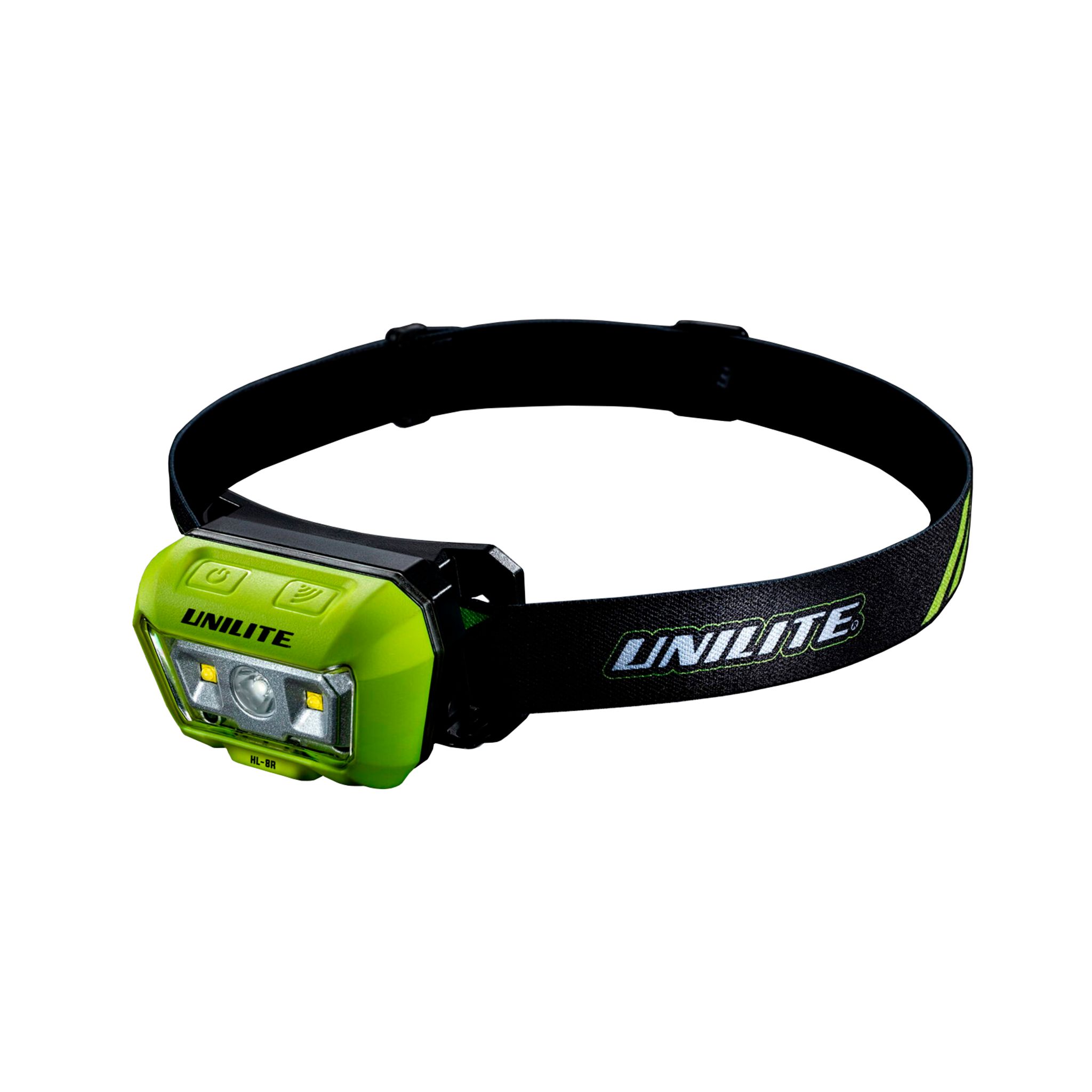 Otsalamppu Unilite HL-8R - 475 lm / Ladattava | Alk. 84,90 €