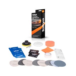 Poleringssats Strålkastare Tokya Headlight Restoration Kit