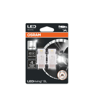 LED-diod OSRAM LEDriving SL, 6000K, T25 (P27/7W), 2 st
