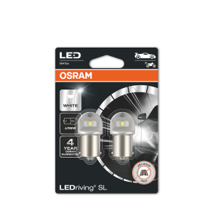 LED-poltinpari Osram LEDriving SL, 6000K, BA15s (R5W)