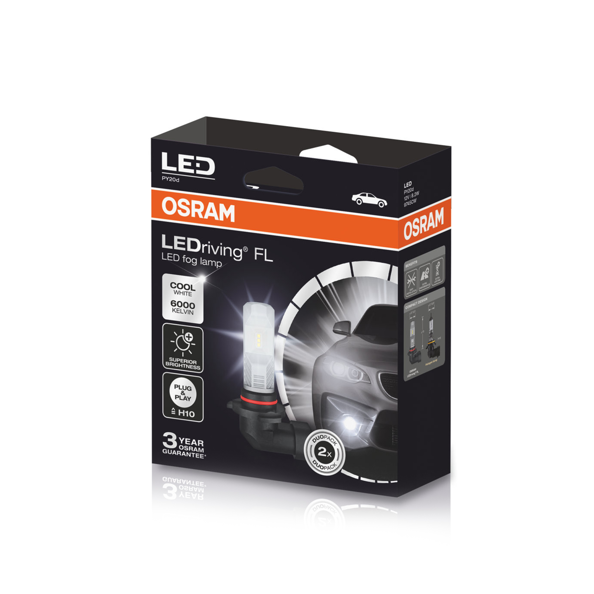 LED-Polttimot Osram LEDriving FL H10 GEN2