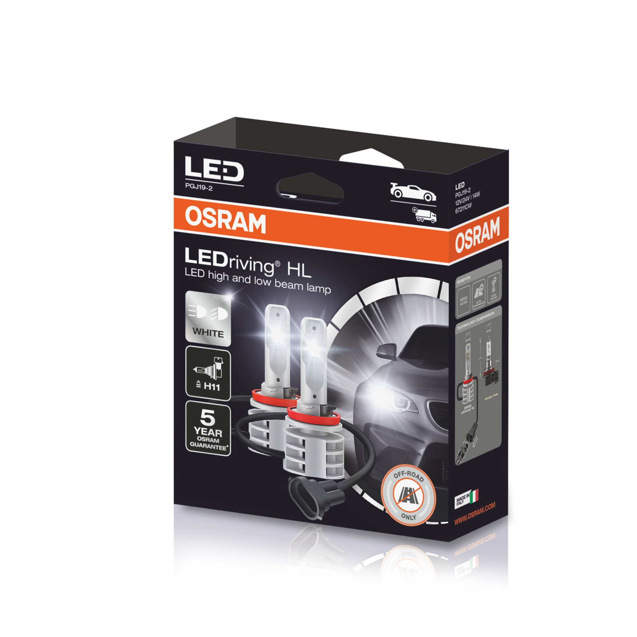 LED-konvertering Osram LEDriving HL H11 GEN2