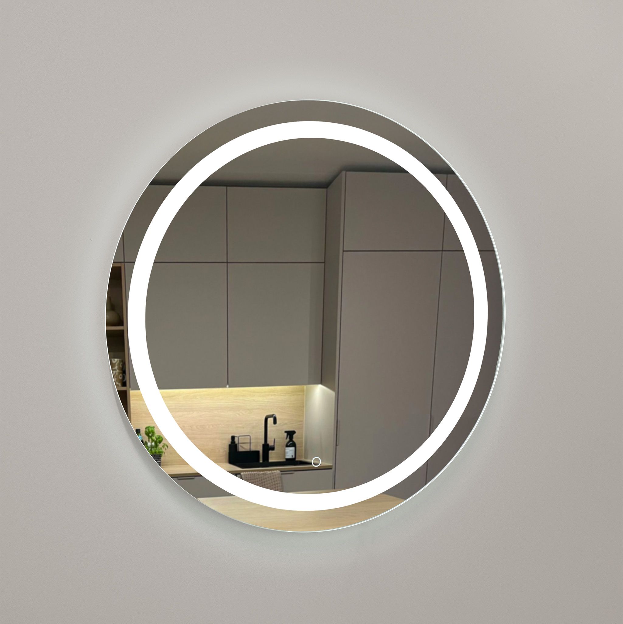 LED mirror AGGE LED Mirror Round Frontlight - 21W / 3000-6000K / 800 mm afbeelding