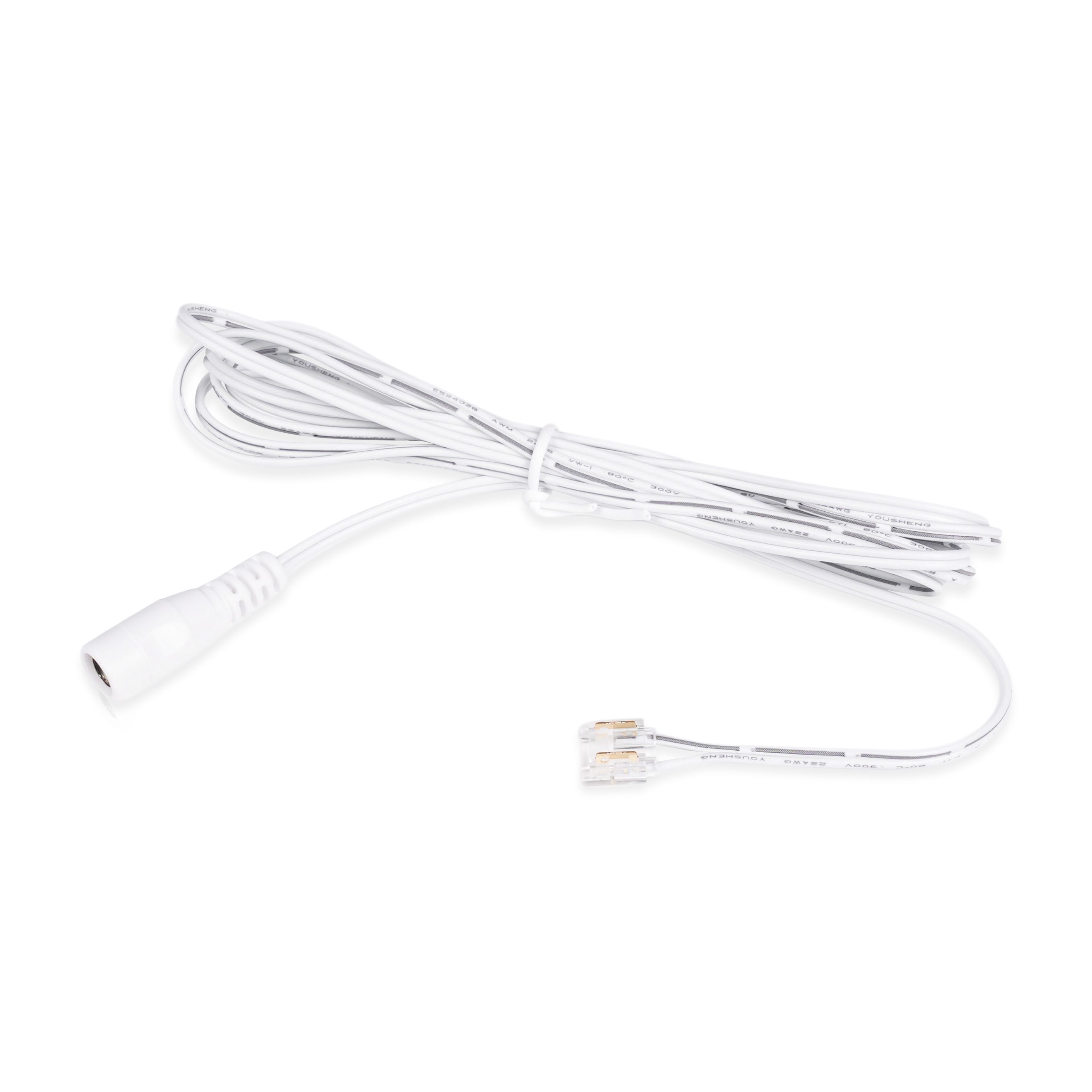 LED strip connector AGGE DC Female to Strip, For single color 8 mm strips afbeelding